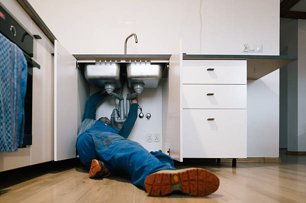 Professional Drain Cleaning technician working in Cambridge, ID